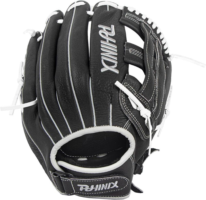 PHINIX Adult All Leather Baseball Slow-Pitch Softball Glove 12.5" - Image 4